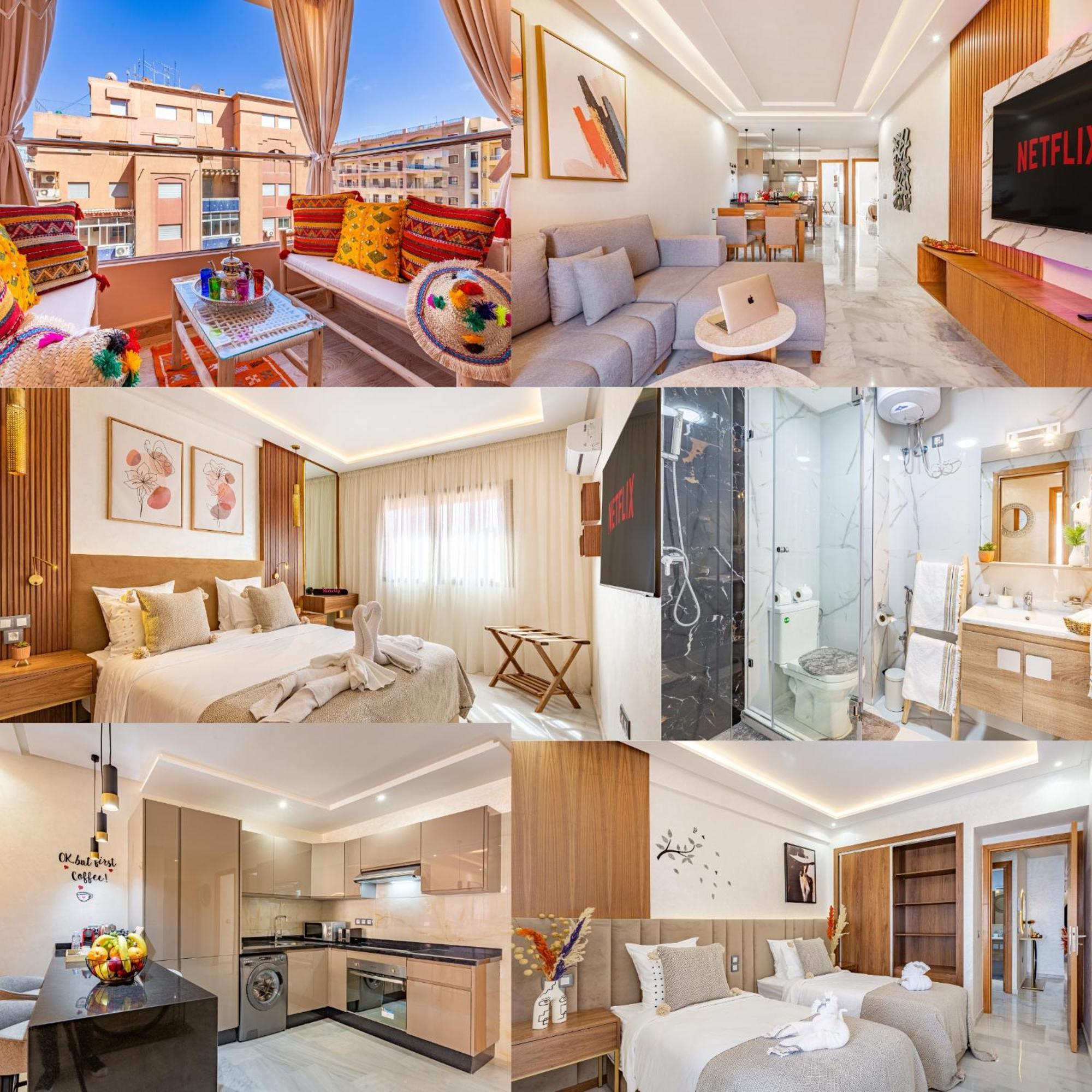 Magnifique Appartement Unique Et Central! Марракеш Екстер'єр фото